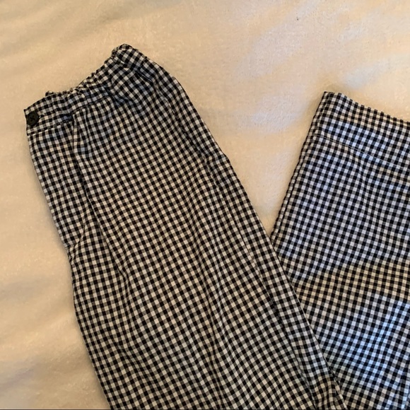 COPY - Brandy Melville gingham trouser pants Tilden straight leg printed pants - Picture 5 of 11